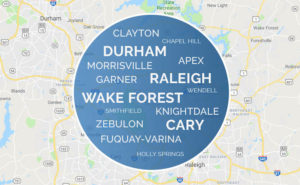 We provide HVAC service and repairs throughout Raleigh, NC, Cary, Wake Forest, Rolesville and Durham.